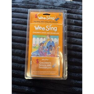 Wee Sing Children's Songs and Fingerplays 1979 Cassette with Book
